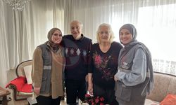 Büyükşehir ekipleri 65 yıllık evliliğin yıldönümüne şahit oldu