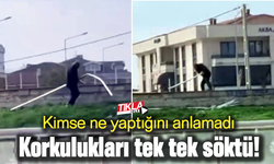 Korkulukları tek tek söktü! Kimse ne yaptığını anlamadı
