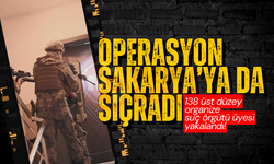 138 üst düzey organize suç örgütü üyesi yakalandı!