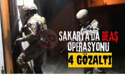 Sakarya'da DEAŞ operasyonu: 4 gözaltı
