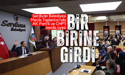 Serdivan'da CHP ve AK Partili meclis üyesi birbirine girdi!