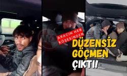 Aracın her köşesinden düzensiz göçmen çıktı!
