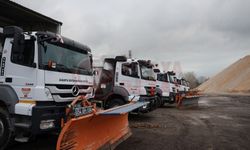 Büyükşehir karla mücadele için göreve hazır