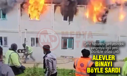 Alevler binayı böyle sardı!