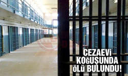 Cezaevi koğuşunda ölü bulundu!