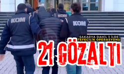 3 ilde tefecilik operasyonu: 21 gözaltı