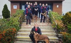 Sakarya’da köpekli arama timlerine sertifika!
