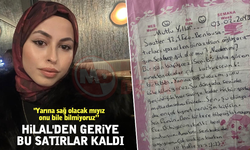 Hilal'den geriye bu satırlar kaldı