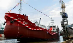 İlk sıfır emisyonlu tanker 'WOLF 1' denize indirildi