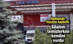 Silahını temizlerken kendini vurdu!