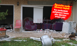 Kız yurdundaki patlamanın hasarı gün ağarınca ortaya çıktı