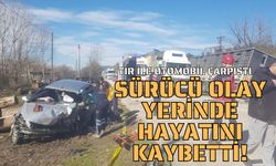 Tır ile kafa kafaya çarpışan otomobilin sürücüsü hayatını kaybetti