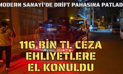 Modern Sanayi’de drift pahasına patladı