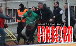 Bolu'da maç sonu tansiyon yükseldi