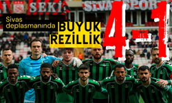 Sivas deplasmanında BÜYÜK REZİLLİK: 4-1!
