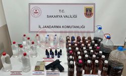 Akyazı’da sahte alkol operasyonu!