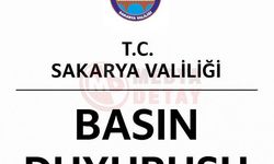 Sakarya Valiliği düğmeye bastı