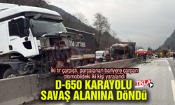 D-650 KARAYOLU SAVAŞ ALANINA DÖNDÜ!