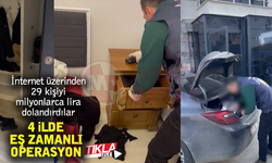 İnternet üzerinden 29 kişiyi milyonlarca lira dolandırdılar