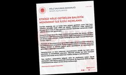 "Türk hava sahasına yönelen balistik mühimmat Doğu Akdeniz’de etkisiz hale getirildi"
