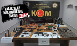 Kaçak silah imalathanesine baskın