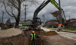 Karakamış'a 3 bin 500 metrelik yağmursuyu hattı