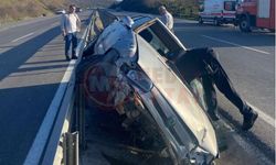 Kontrolden çıkan otomobildeki 2 kişi yaralandı!