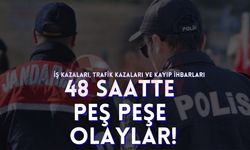 İş kazaları, trafik kazaları ve kayıp ihbarları