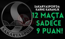 Sakaryaspor’da karne karanlık