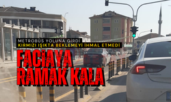 Metrobüs yolunda faciaya davetiye çıkardı!