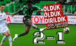 Öldük öldük dirildik! Son saniyede hayat bulduk: 2-1