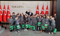 Minik öğrencilerden Valilik ziyareti!