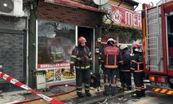İşletmeci dışarıdayken dükkanında yangın çıktı