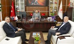 SATSO Başkanlarından Hasan Mehmet Kuyumcu’ya ziyaret