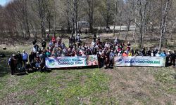 Doğaseverler 12 kilometrelik parkurda buluştu