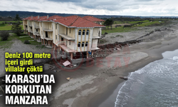 Karasu'da korkutan manzara