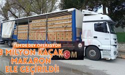 8 milyon kaçak makaron ele geçirildi