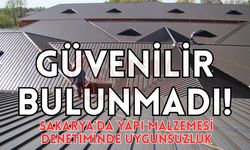 Sakarya’da yapı malzemesi denetiminde uygunsuzluk