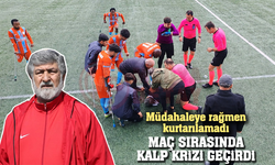 Maç sırasında kalp krizi geçirdi!