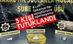 Sakarya'da uyuşturucu operasyonu: 3 kişi tutuklandı