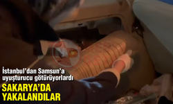 İstanbul'dan Samsun'a uyuşturucu götürüyorlardı
