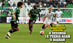 6 Sezonda 16 teknik adam 5 başkan