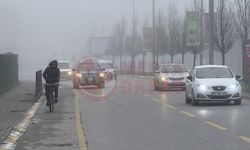 Şehir güne sisle uyandı