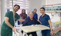 Palyatif bakım hastasına doğum günü sürprizi