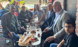 Başkan Kabacan esnafın sofrasına misafir oldu