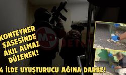 Konteyner şasesindeki akıl almaz uyuşturucu düzeneği dikkat çekti