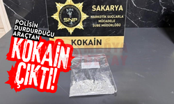 Polisin durdurduğu araçtan kokain çıktı!