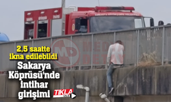 Sakarya Köprüsü'nde intihar girişimi