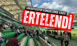 Sakaryaspor kongresinde kaos: Ertelendi!