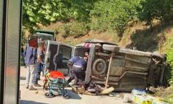 Otomobil kanala düştü! 1 yaralı